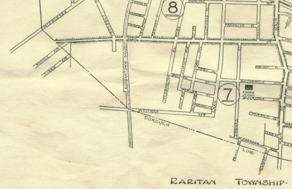 Metuchen map 1939