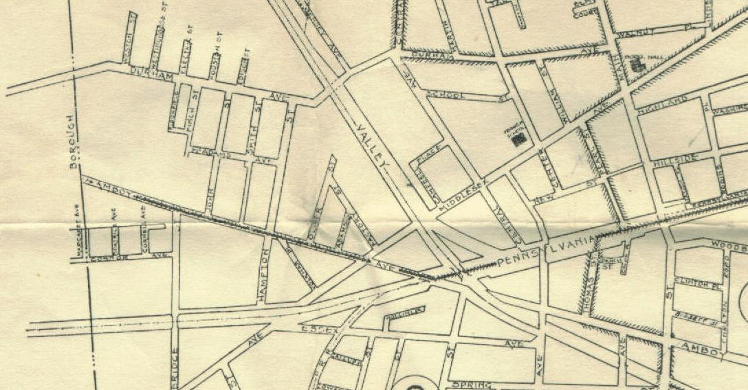 Metuchen map 1939