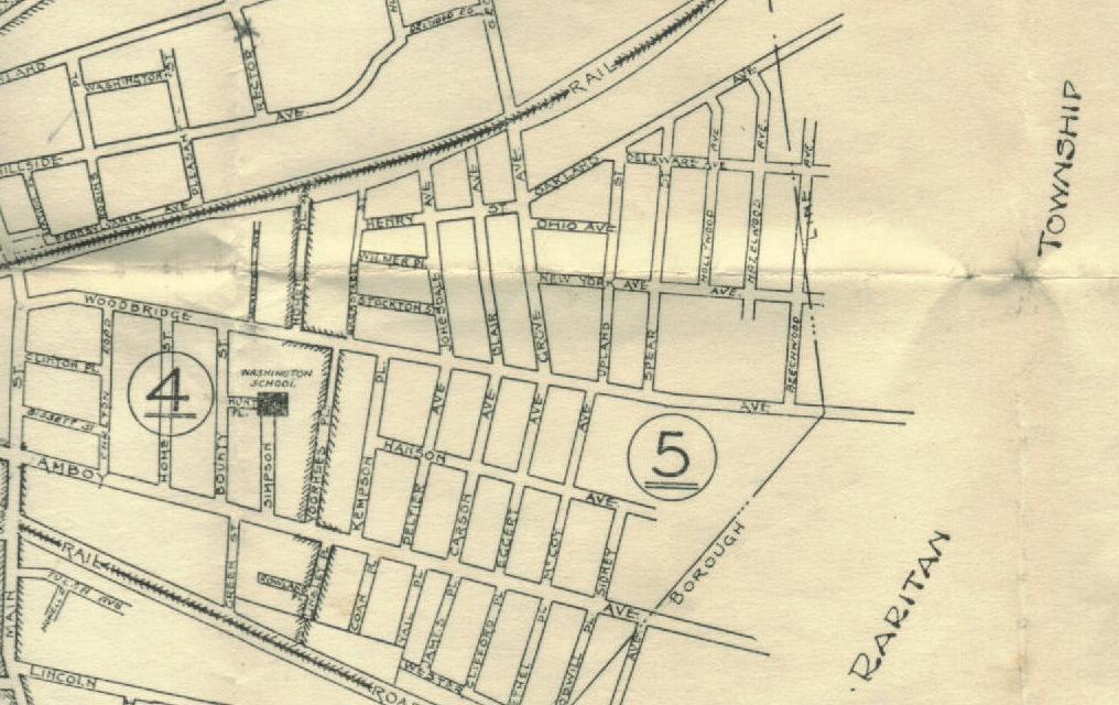 Metuchen map 1939