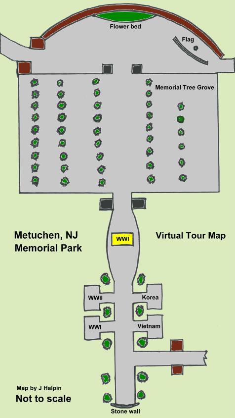 Memorial Park map