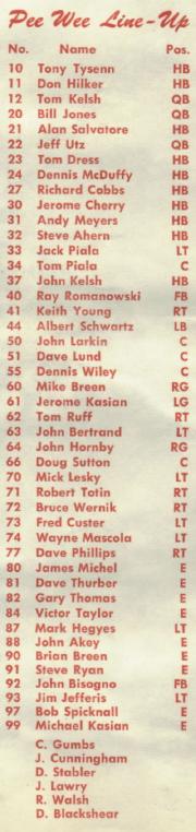 Pop Warner 1967