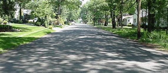 view north from Middlesex and Christie