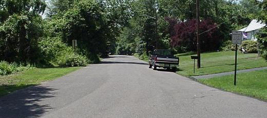 view south on Monmouth from Christie