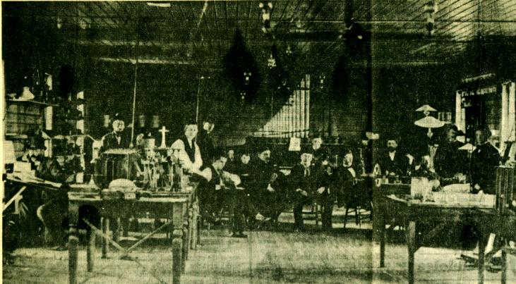 Edison in his lab